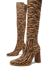 Load image into Gallery viewer, Tiger Over the Knee Boot 
