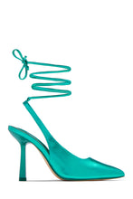 Load image into Gallery viewer, Azriel Lace Up Pumps - Blue
