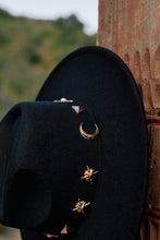 Load image into Gallery viewer, Detail Shot of Black Western Hat
