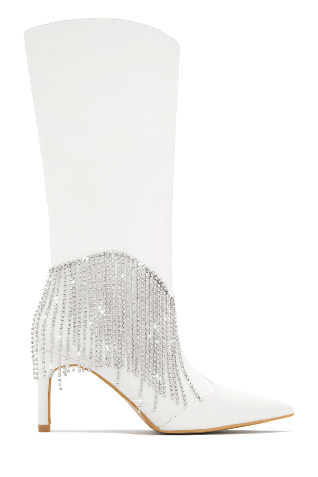 White Holiday Boot