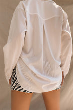Load image into Gallery viewer, Long Sleeve White Button Up Shirt
