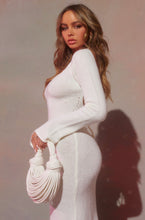 Load image into Gallery viewer, White Maxi Dress with Flare Sleeve
