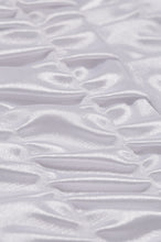 Load image into Gallery viewer, White Faux Satin Gloves
