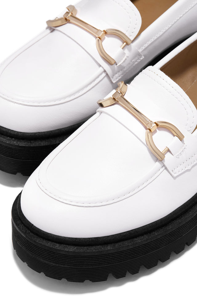 Load image into Gallery viewer, White and Black Slip On Loafer
