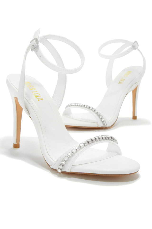 Load image into Gallery viewer, White Single Sole High Heels
