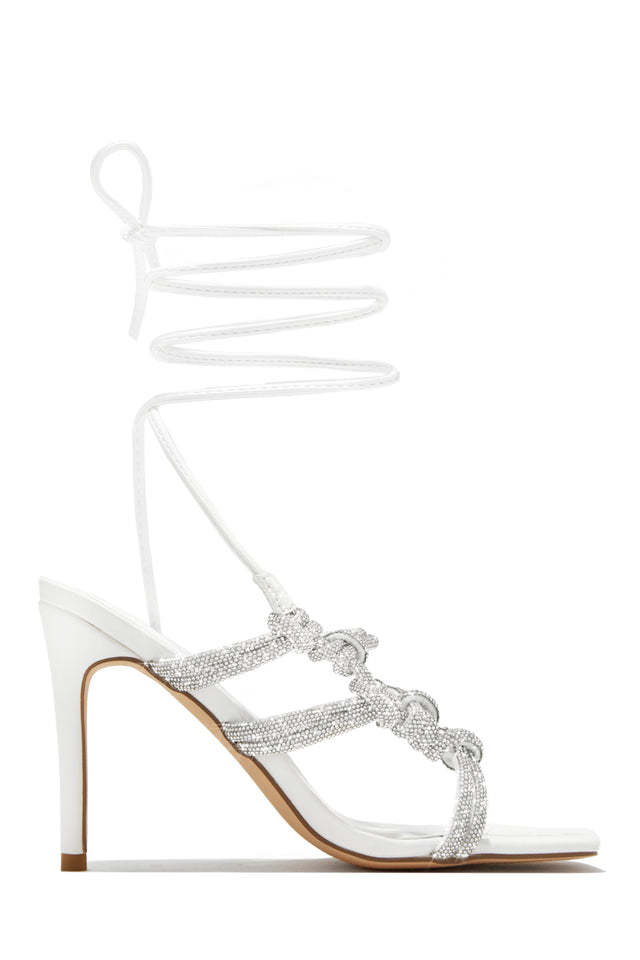 Load image into Gallery viewer, White PU High Heels
