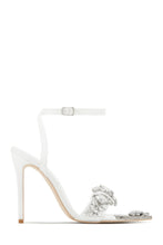 Load image into Gallery viewer, White Single Sole Embellished High Heels
