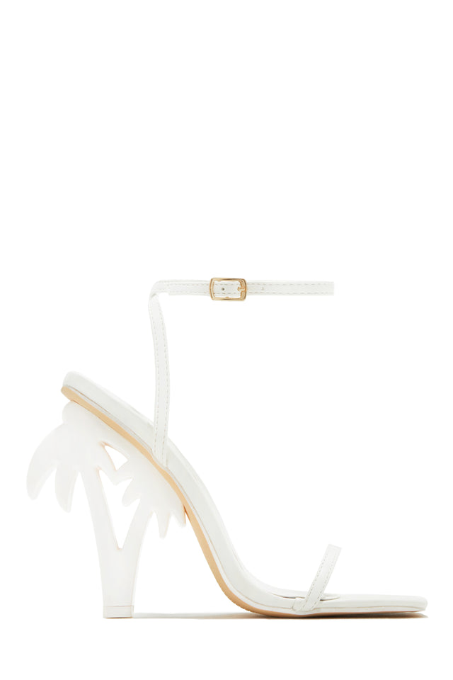 Load image into Gallery viewer, Palm Springs Palm Tree High Heels - Pink
