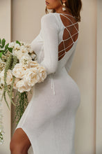 Load image into Gallery viewer, Asymmetrical Open Back Maxi Dress
