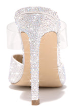 Load image into Gallery viewer, White Silver Mule Pumps
