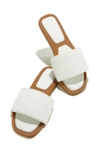 Load image into Gallery viewer, White Slip On Sandals
