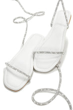 Load image into Gallery viewer, White Rhinestone Sandals
