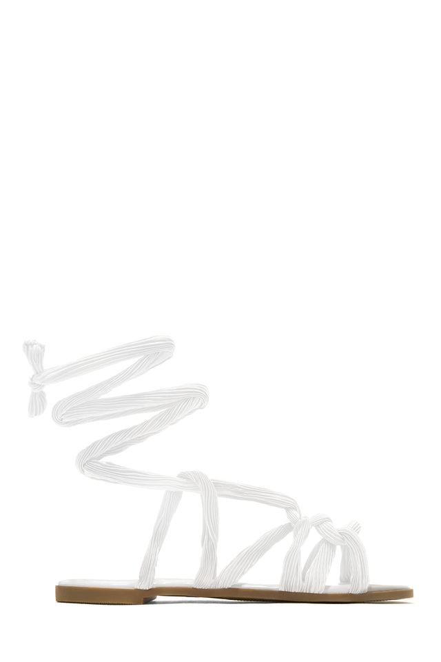 Load image into Gallery viewer, Bora Bora Lace Up Sandals - Orange
