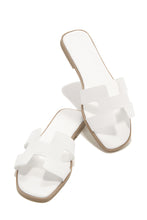Load image into Gallery viewer, White Slide Sandals
