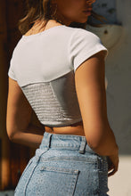 Load image into Gallery viewer, White Short Sleeve Top
